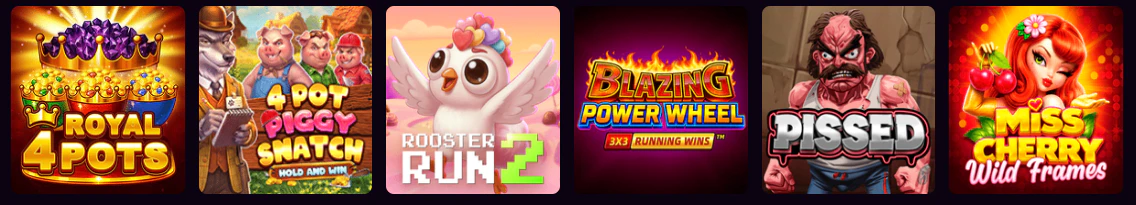 Colección de tragamonedas digitales y slots online disponible en iWild Casino